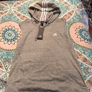 Adidas sleeveless training hoody